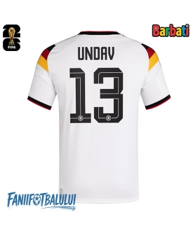 Germania Deniz Undav #13 Tricou Fotbal Replică Mondial 2026 Barbati Acasa